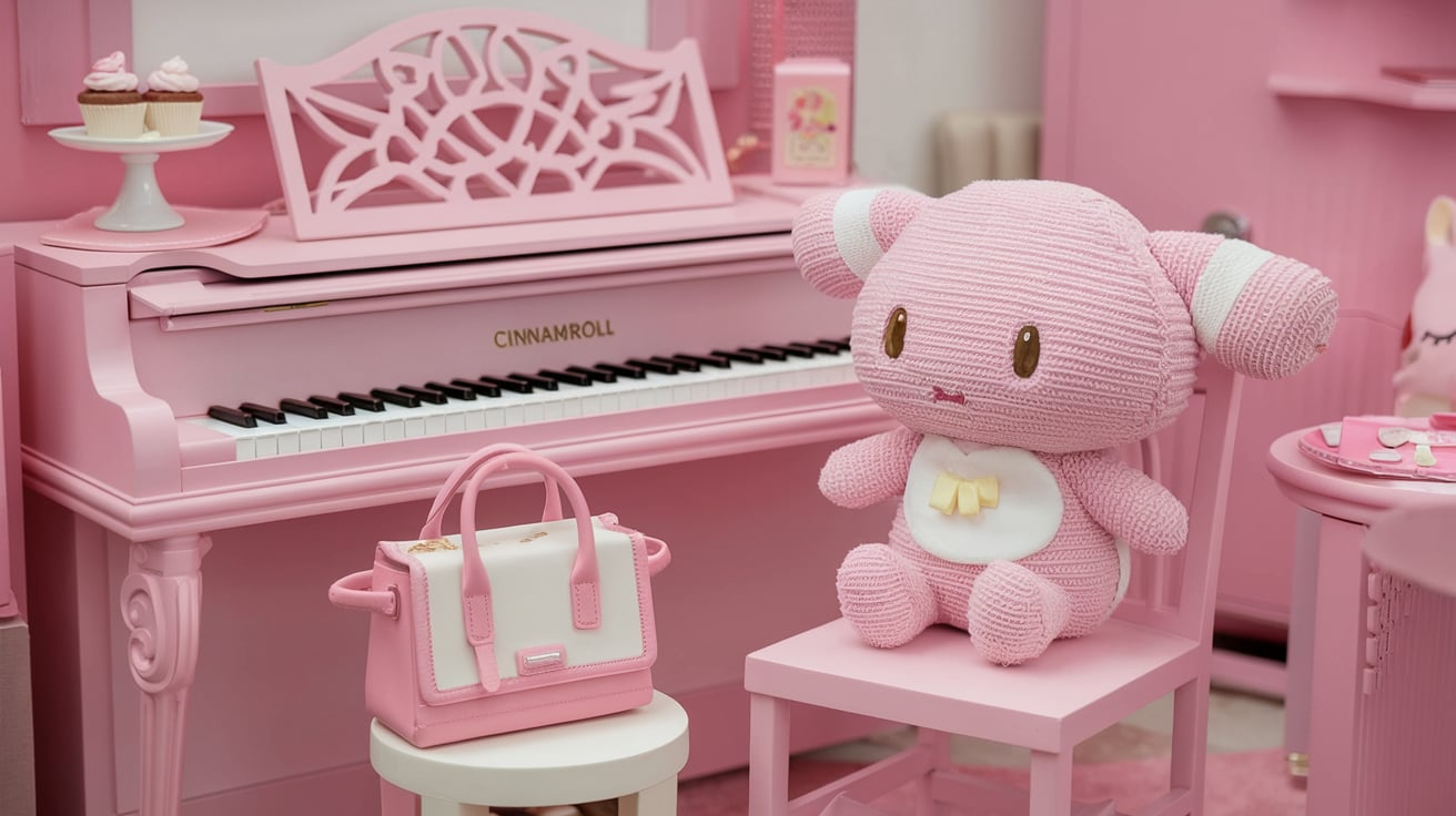 cinnamoroll my sweet piano huwahuwa cupcake bag