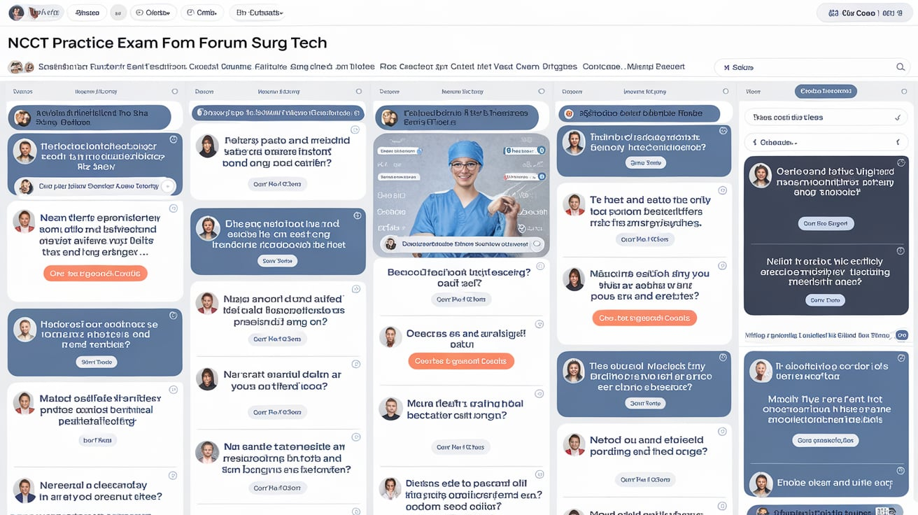 NCCT practice exam forum surg tech